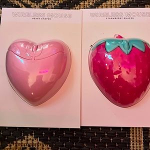 Target Strawberry Heart Valentines Wireless Mouse NWT